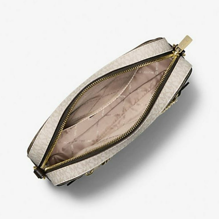 Michael Kors Women's Jet Set Large Metallic Signature Logo