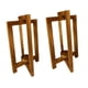 thumbnail image 1 of Portavelas,Soportes integrados para centros de mesa de farolillos de boda,Centros de mesa para bodas: faroles de madera para velas,Farol decorativo de estilo rústico para bodas,Faroles 2 piezas, 1 of 9