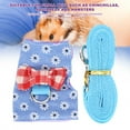 thumbnail image 4 of Bunny Harness And Leash Set,  Chest Harness Pet Leash Harness Set Rabbits Vest Harness Breathable Chest Strap Traction Rope For Hamster  Kitten Small Animals, 4 of 8