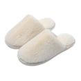 thumbnail image 2 of Weloille Ladies' Warm Slippers Shoes Furry Flat Home Keep Warm Slippers Shoes Women Slippers Home Baotou Slip On Plush Slippers, 2 of 7