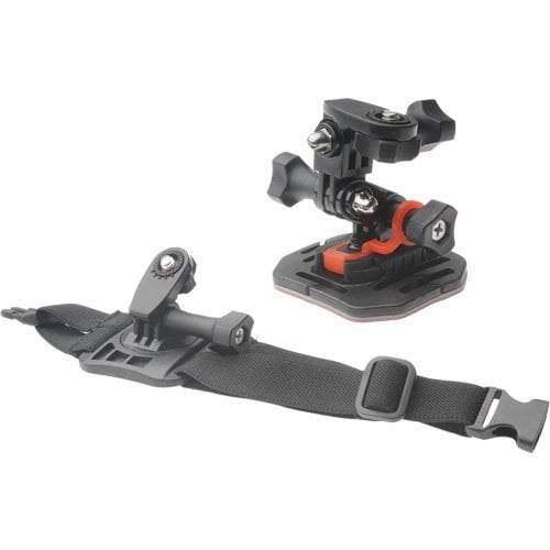 Vivitar Pro Series Curved Helmet + Flat Surface Arm Mounts for GoPro