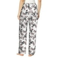 thumbnail image 3 of Naloa Bird Print Women’s Ultra-Soft Comfy Pajama Lounge Pants with Pockets & Drawstring, 3 of 8