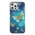 thumbnail image 3 of iPhone 11 Case, Mantto Slim Fit Hybrid Shockproof Soft TPU Silicone Rubber Bumper Patterned Painted Print Wireless Charging Protective Back [6.1 inch] Phone Cover For Apple iPhone 11,Butterfly, 3 of 6