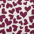 thumbnail image 2 of 26"x26" Simply Daisy Valentines Patterned Hearts Poly Accent Pillow, Magenta Qty 1, 2 of 5