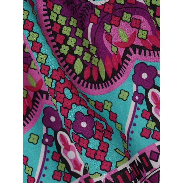 XUNZOO Robe d'Été Décontractée à Bretelles pour Filles, Robe Bohème Sans Manches à Fleurs, Robe de Plage pour Vacances avec Collier Orange 140