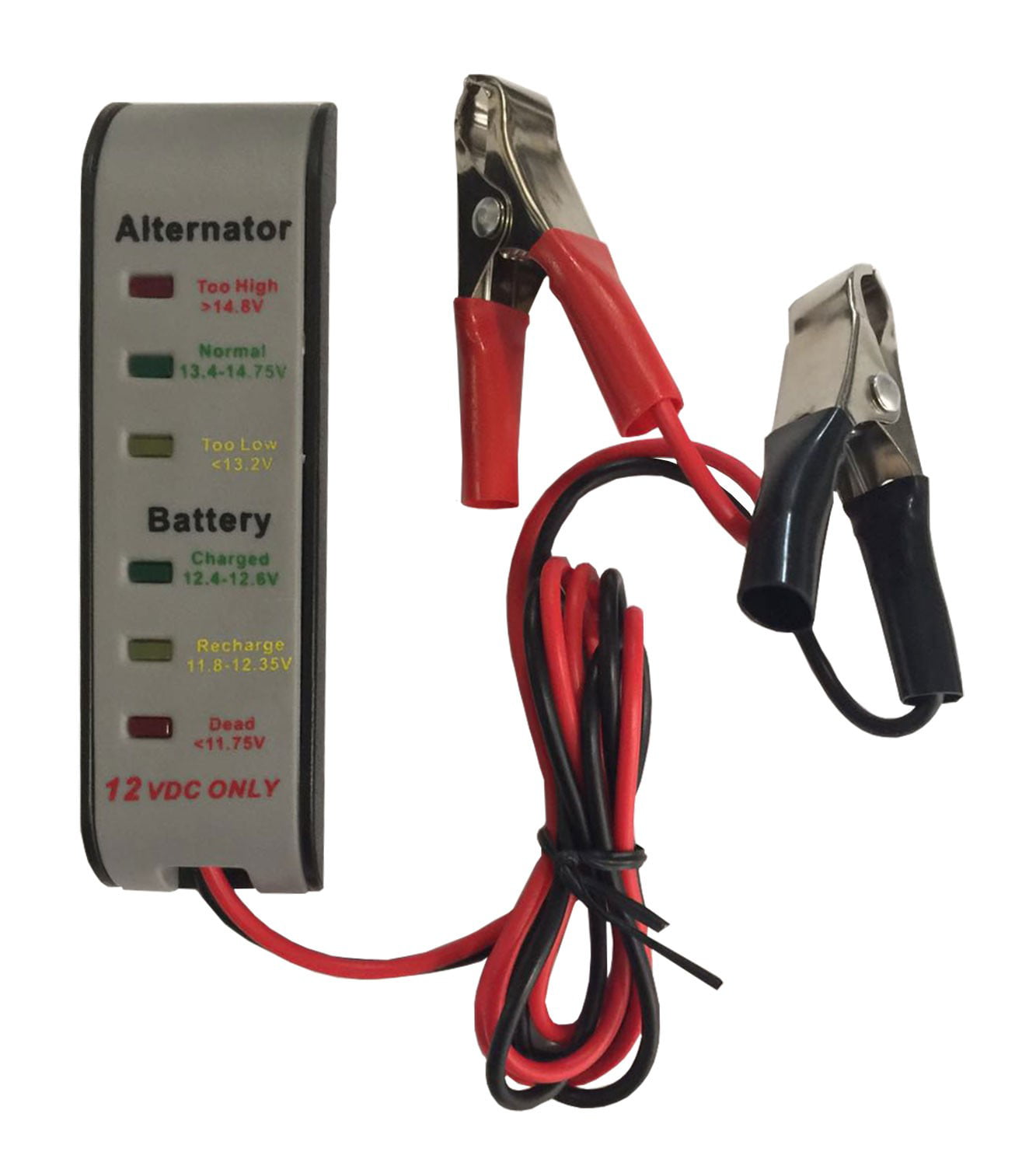 12v Volt Battery Alternator Test Tester Car Van Motorbike with LED Indicators