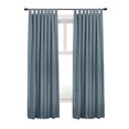 thumbnail image 2 of Vienna Total Blackout Foamback Tab Top Curtain Panel Pair each 52" x 84" in Blue, 2 of 6