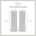 thumbnail image 4 of Par de cortinas Exclusive Home Loha Linen, 54 x 96 cm, invierno, 4 of 6