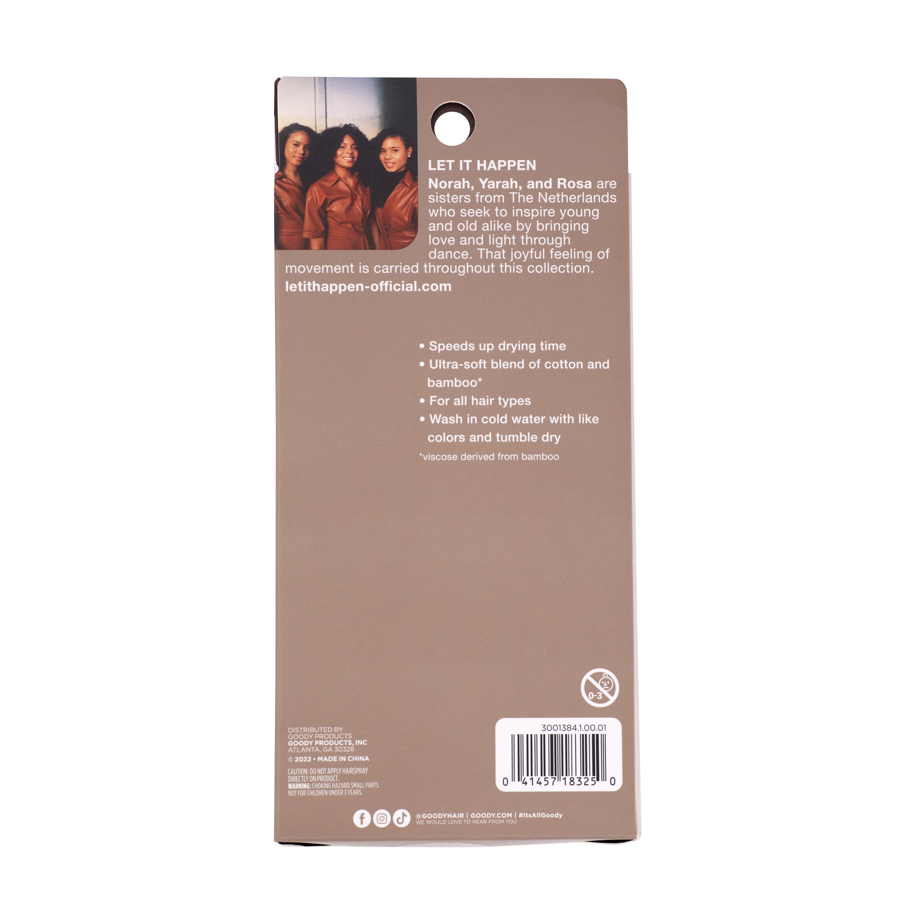Goody Tru X Let It Happen Collab Ouchless® Quick-Dry Plopping Towel, 1 CT