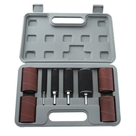 

Drum Kit Sanding Belt Sandpaper with Spindle Case for Drill Press Tools