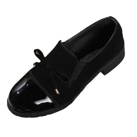 

eczipvz Womens Loafers Shoes Platform Chunky Loafer Comfortable Slip On Work Office Business Casual Dress Shoes (Black 7)