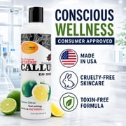 SPA REDI - Callus Remover for Feet Gel, Lemon and Lime, 12 Oz - Professional Pedicure Foot Care - Removes Toughest Calluses in Seconds and Smooths Dry Cracked Heels