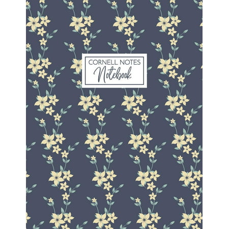 Cornell Notes Notebook: A Proven Focused Note-Taking Method for College, Middle School and Elementary Students - Flower Edition (Best Note Taking Methods For College)