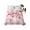 Pink, variant on Pink Floral Print Twim Size Flat Sheet, Wrinkleproof & Fadeproof Cooling Flat Bed Sheet Only, Checkered Bow Rose Flower Gingham Breathable Soft Bedding Top Sheets 66 x 96 Inches