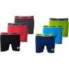 TONY HAWK Mens Athletic Boxer Briefs - Cotton/Spandex 6-Pack Stretch Training Breathable No Fly Small-5X