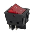 thumbnail image 4 of RED 2 Position 4 Pins Switch POWER PUMP ON OFF Illuminated Rocker Switch, 4 of 10