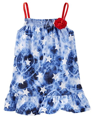 OshKosh Bgosh Little Girls TLC Puff-Print Flutter-Sleeve Tunic 4 Kids