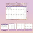 thumbnail image 4 of Deli 2026 Wall Calendar, 11" x 8.5", Thick Paper with Julian Dates and Block for New Year and Christmas Presents, Monthly planner for Office Home Planning & Organizing,Color Design, 4 of 9
