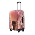 thumbnail image 1 of Fotbe Makeup Brush on Pink Glitter Funda Protectora para Equipaje, Antirrayones y Resistente a la Suciedad, Compatible con Maletas de 18 a 32 Pulgadas-Large, 1 of 7