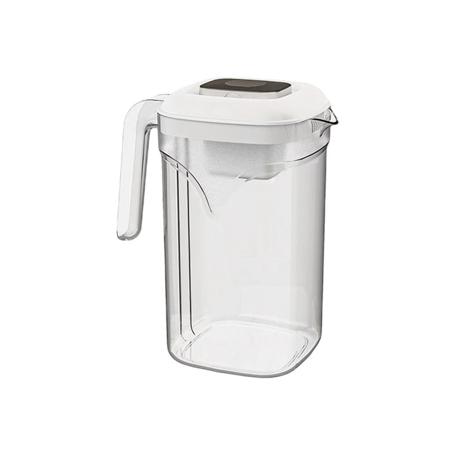 Vwrxbz Large Capacity Cold Drink Jug 2200ml Plastic Pitcher with Lid Refrigerator Safe Iced Tea Coffee Juice Container
