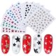thumbnail image 2 of 10 Sheets Star Nail Art Stickers Decals Nail Art Supplies 3D Self-Adhesive Nail Slider Stars Stickers Glitter Stars Decoration Decal Tips Manicure, 2 of 4