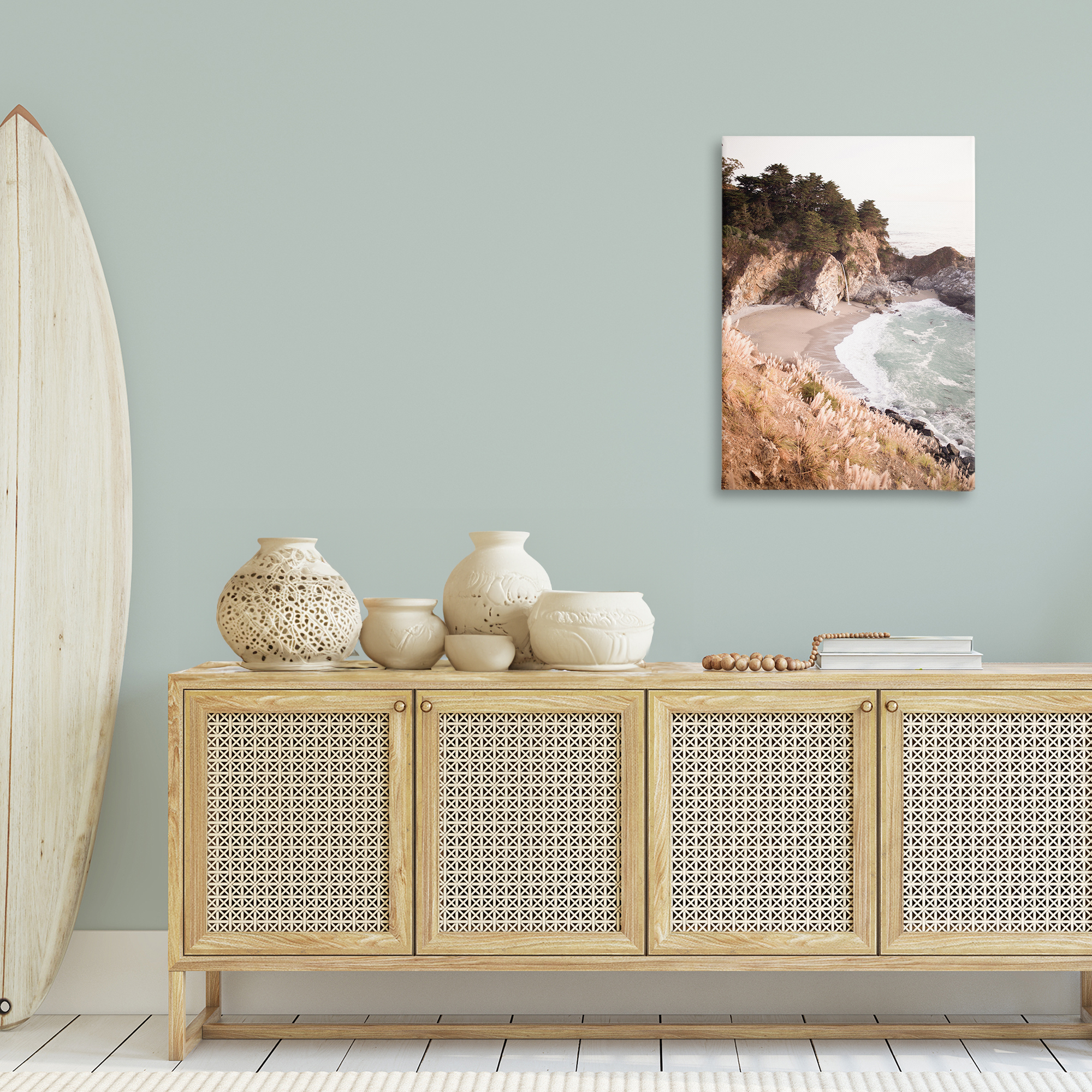 Stupell Industries Rugged Rocky Cove Nautical & Beach Photography Wrapped Canvas Art Print Wall Art, 24 x 36