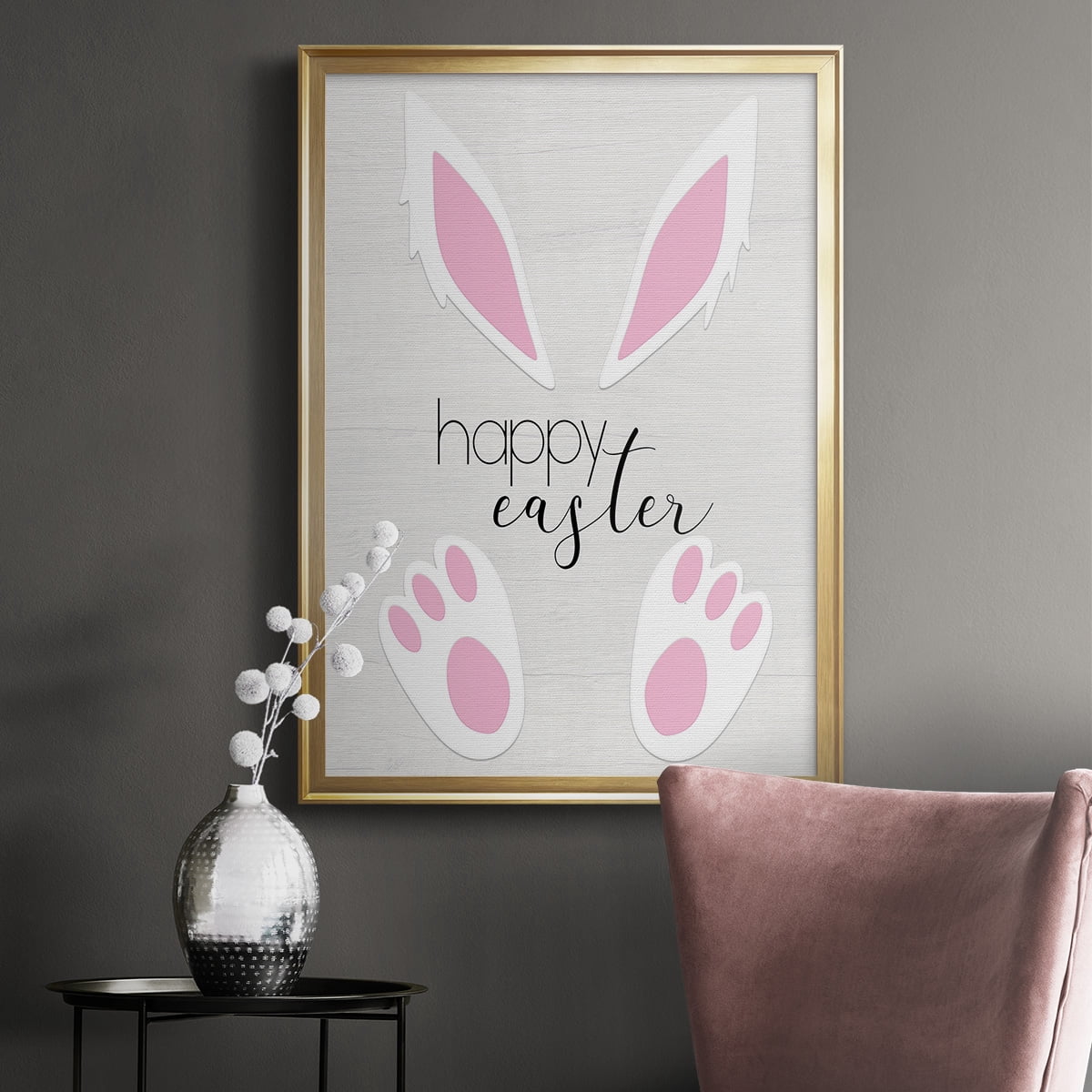 Happy Easter Premium Framed Print - Ready to Hang