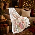thumbnail image 3 of Woodland Owl With Owl And Moon Phases Moon Phase Forest Mystical Fantasy Art Nature Lovers Moonlit Forest Bird Motif Warm Flannel Blanket, Housewarming Gift for Cabin and Bedroom Home Decor, 3 of 9