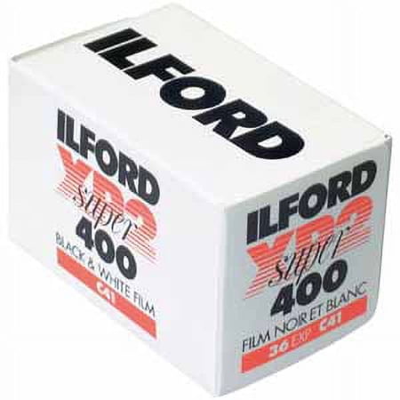 白黒 イルフォード XP2スーパー 36枚撮【1本】カラー現像 ISO感度400 135/35mm ILFORD 黒白フィルム/モノクロ 0019498839573