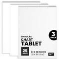 thumbnail image 4 of Chart Paper, Anchor Chart Paper, Chart Tablet, Chart Paper for Teachers, Large Chart Paper, 24x32, Unruled, 25 Sheets Per Pad, (3 Pack), 4 of 7