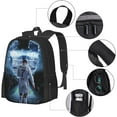 thumbnail image 2 of Soccer Player #7 Ronaldo Backpack 16.5 Inch For Daily Work Sport Outdoor Football Fans Laptop Bag-Style 19, 2 of 5
