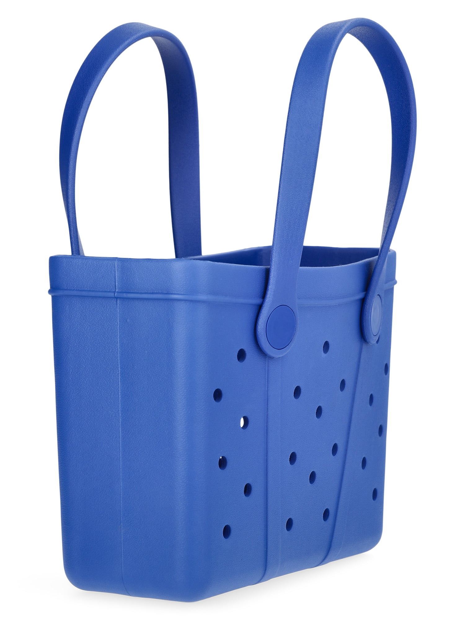 Time and Tru Women's Lightweight Mini Beach Tote Bag, Blue