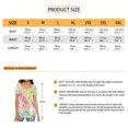 thumbnail image 6 of Chririnla Tie Dye Tunic Tops for Women Plus Size V Neck Daisy Blouses Causal Loose Fit Short Sleeve Swing Top Summer T-shirt Clothing, 6 of 6