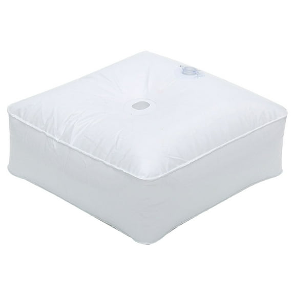 HEANUJJ Rectangular Beach Umbrella with Water Filling Weight Bag, Simple Design, Portable Sun Shade for Outdoor and Beach Use