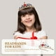 thumbnail image 5 of Princesas de diadema en forma de corona de metal Accesorio para el cabello para niños, 5 of 5