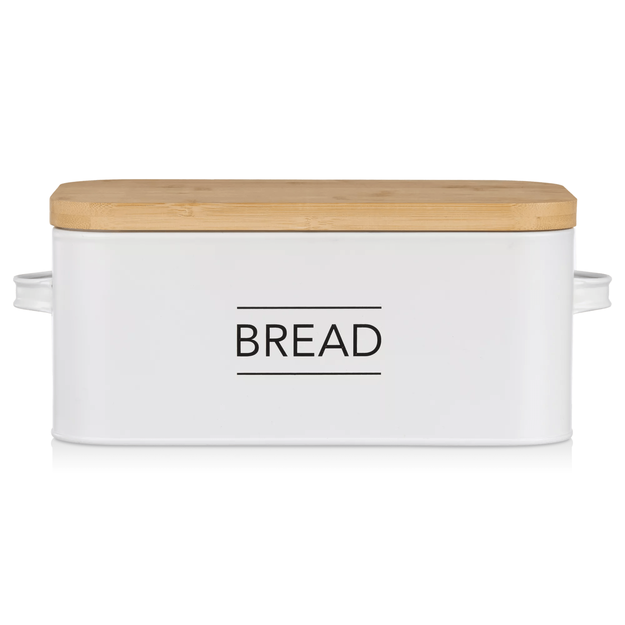 Boîte à Pain En Acier Inoxydable - Métal Blanc, Couvercle Roulant, Pour Cuisine Ou Boulangerie