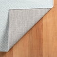 thumbnail image 3 of Dash & Albert Herringbone Machine Washable Rug, 4' x 6', Swedish Blue, 3 of 7