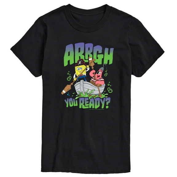 The Spongebob Movie: Search For Squarepants - Arrgh You Ready - Men's Short Sleeve Graphic T-Shirt