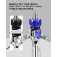thumbnail image 6 of Donner DT-200 Saddle-style Threaded Rod Drum Throne, Adjustable Drum Seat for Adults and Teens, 6 of 7