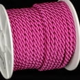 thumbnail image 2 of Fuchsia Pink Braided Cording Craft Ribbon 0.25" x 27 Yards, 2 of 2
