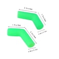 thumbnail image 2 of OULII 2Pcs Racing Shifter Boot Cover Gear Cover Green Wear-resistant Protective Gear for Motorcyclists, 2 of 3