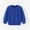 Blue, variant on Unisex Boys Girls Cotton Sweatshirt Kids Crewneck Long Sleeve Casual Tops School Uniform Thin Pullover Shirts, Size 2-11