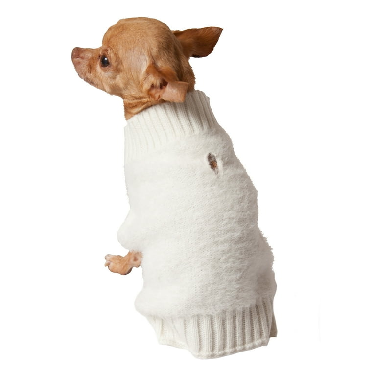Faux fur sale dog sweater
