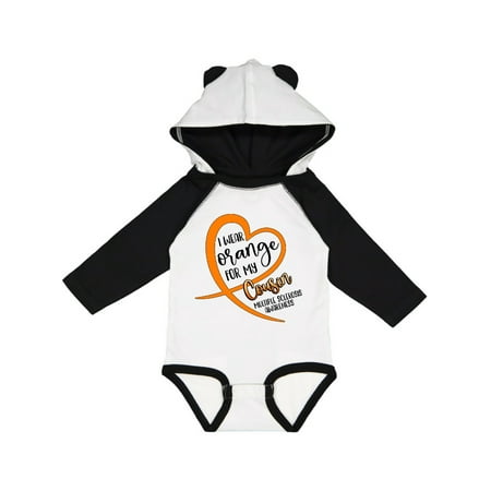 

Inktastic I Wear Orange for my Cousin Multiple Sclerosis Awareness Gift Baby Boy or Baby Girl Long Sleeve Bodysuit