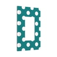 thumbnail image 6 of Zufioo Teal And White Polka Dot Print Switch Wall Plate, Dustproof and Heat-resistant Decorative Wall Switch Cover, Suitable for Residential and Commercial Areas-Mid-size, 6 of 8