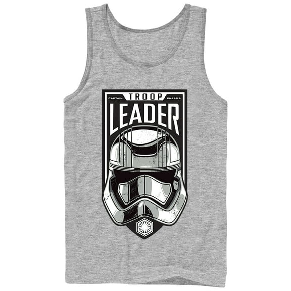 Men's Star Wars The Force Awakens Captain Phasma Troop Leader Tank Top Athletic Heather Medium