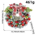 thumbnail image 3 of Christmas Decorations Wreath With Red Berries And Holiday Door Hanger For Home Hotel Window, 3 of 6