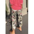 thumbnail image 3 of Women's Elastic Waist Neon Camo Joggers, 3 of 23