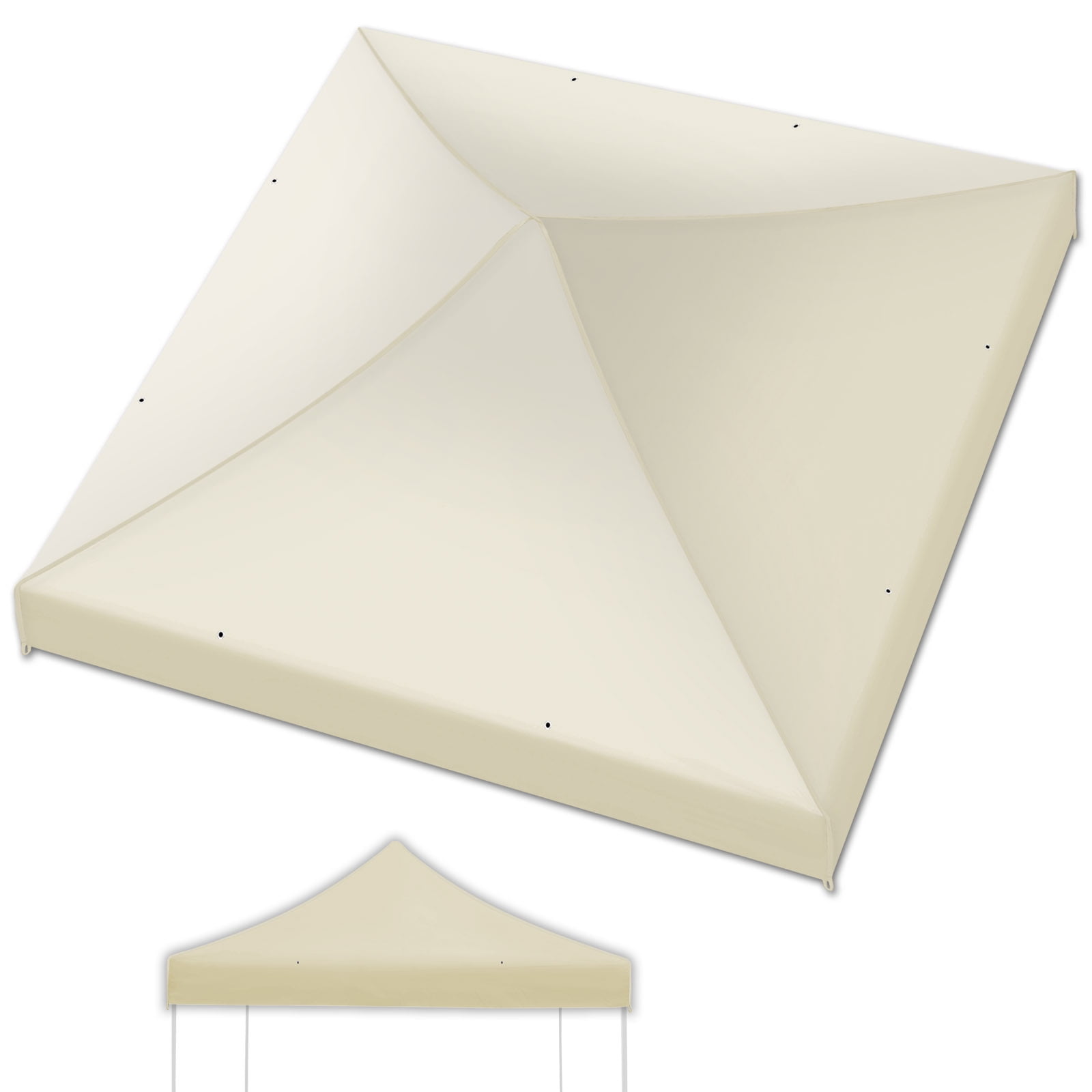 Strong Camel Ez Pop Up 10'x10' Canopy Replacement Top - Grey Polyester Sunshade Cover