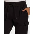 thumbnail image 5 of Athletic Works Men's and Big Men's Strata Fleece Cargo Joggers, Sizes S-3XL, 5 of 5